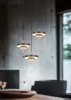 Lampa wisząca LED potrójna okrągłe klosze designerska nowoczesna ściemnialna KEATON 340230380 Trio